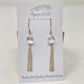 Earrings - Quartz Tassel