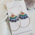 Earrings - Rainbow Hoops SS