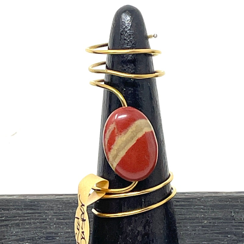Ring - Metal+Gem Wrap