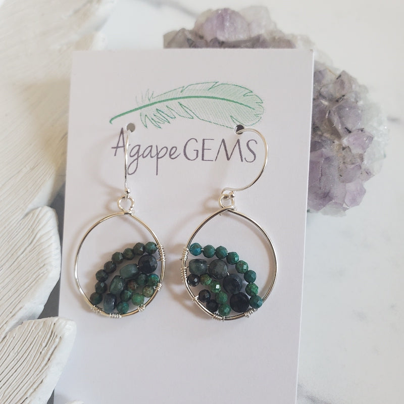 Earings - Reignbow Tiny Gem Hoops