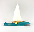 Sailboat on Large Wave