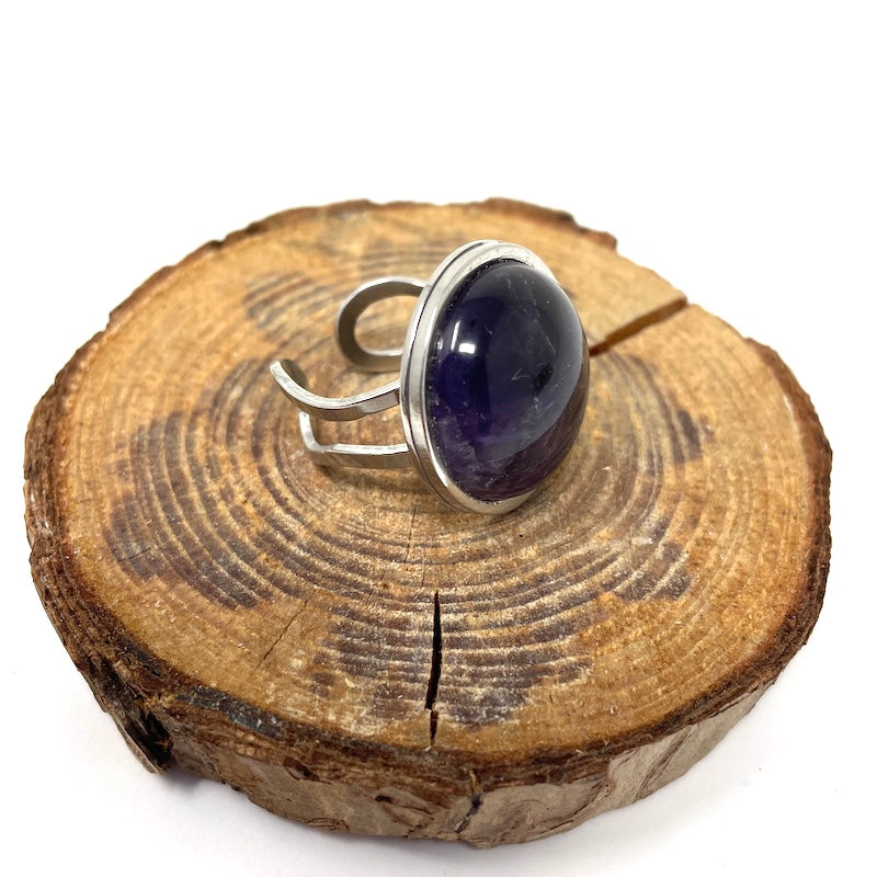 Ring - Cabochon - Silver Mega
