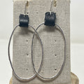 Large Sterling Hoops