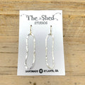 Earrings - Sterling Oval Hoops