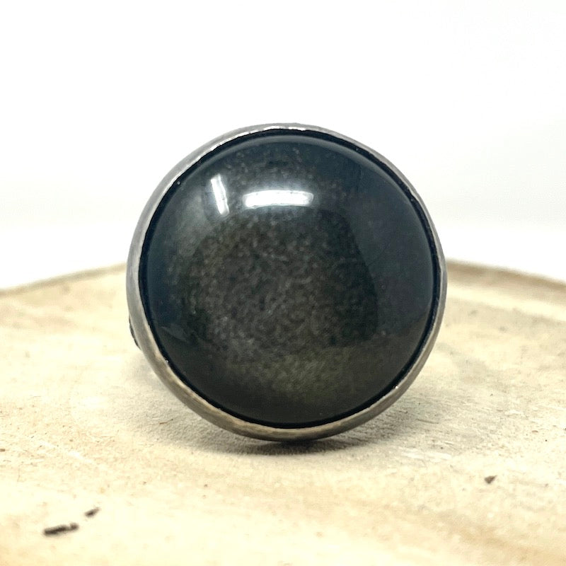 Velvet Obsidian Ring