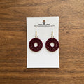 Earrings - Crochet Hoops | Small