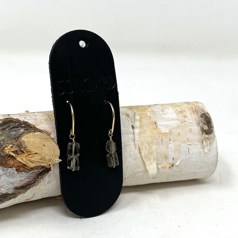 Earrings - Smokey Quartz