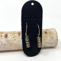 Earrings - Smokey Stacks