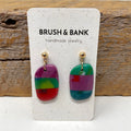 Earrings - Smooth Rainbow Stripe