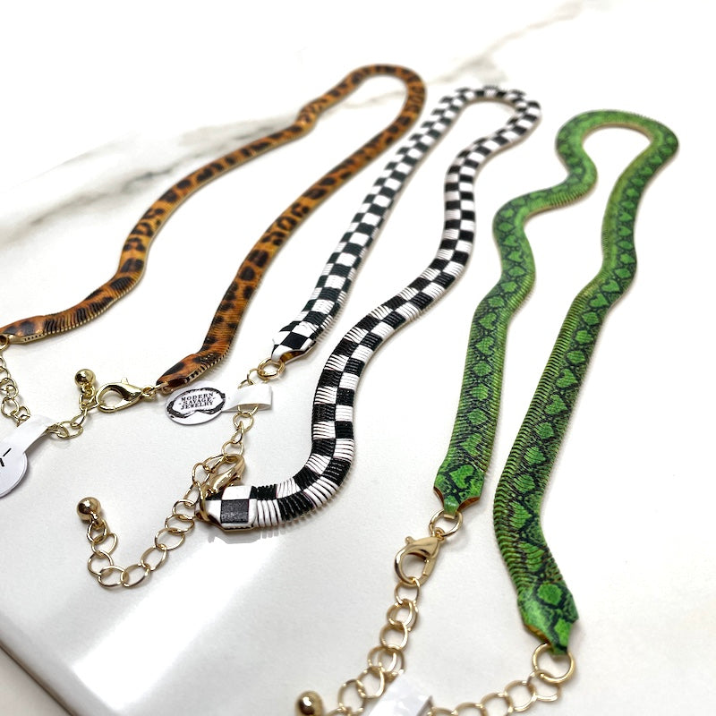 Choker - Printed Snake