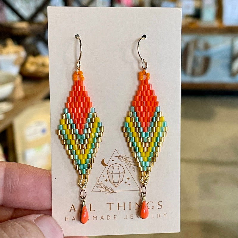 Earrings - Sun Burst