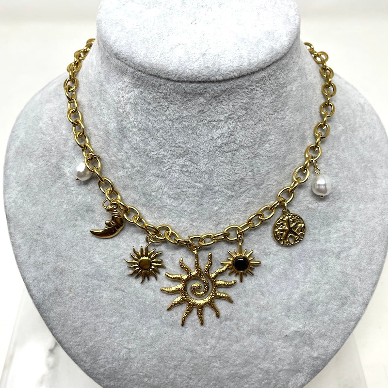 Necklace - Charms (gold)