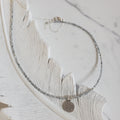 Necklace - Tiny Gem Disc