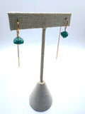 Earrings - Triple Glass Threader (Ancient Roman Glass)
