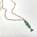 Necklace - Turquoise Fish