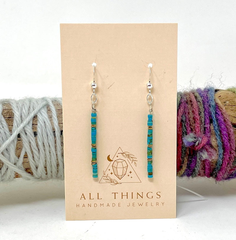 Earrings - Turquoise Drop