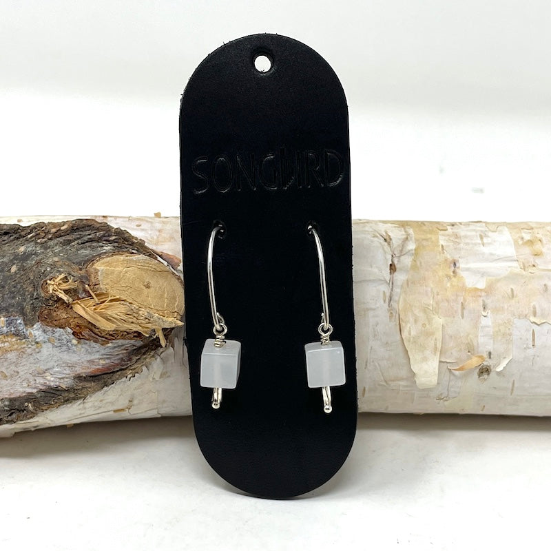 Earrings - White Quartz